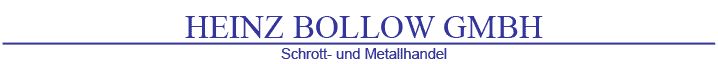 Heinz Bollow GmbH – Metallhandel und Entsorgungsfachbetrieb logo